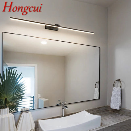 Contemporary Brass Vanity Fixture Mirror Front Light - Hans Lumiere