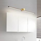 Contemporary Brass Vanity Fixture Mirror Front Light - Hans Lumiere