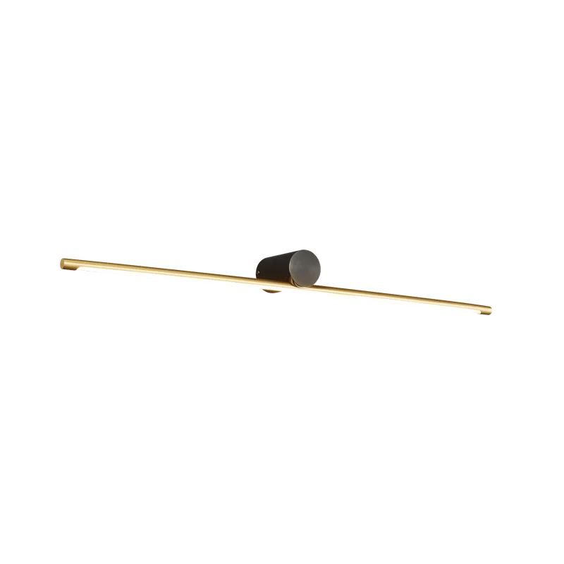 Contemporary Brass Vanity Fixture Mirror Front Light - Hans Lumiere