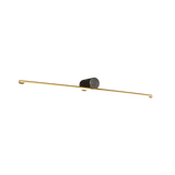 Contemporary Brass Vanity Fixture Mirror Front Light - Hans Lumiere