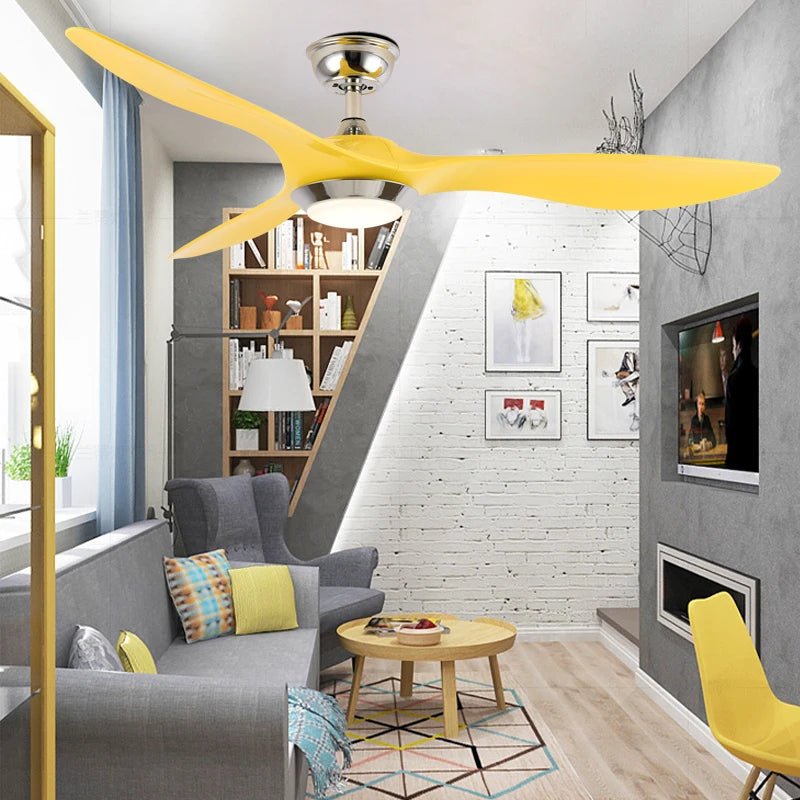 Contemporary Fashionable Ceiling Fan Light With Remote Control - Hans Lumiere