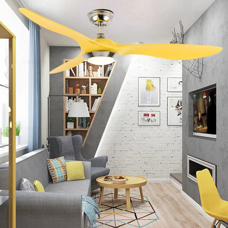 Contemporary Fashionable Ceiling Fan Light With Remote Control - Hans Lumiere