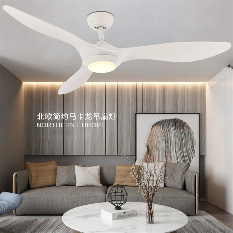 Contemporary Fashionable Ceiling Fan Light With Remote Control - Hans Lumiere