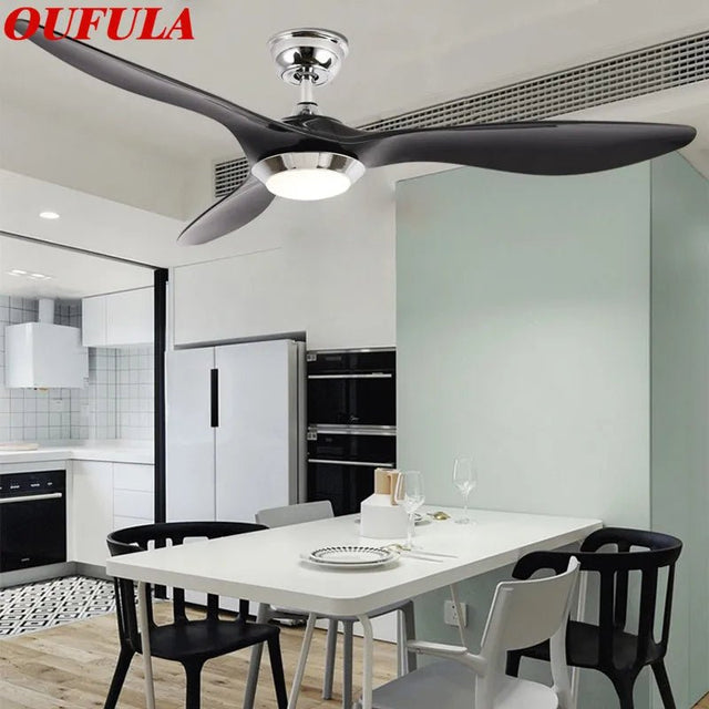 Contemporary Fashionable Ceiling Fan Light With Remote Control - Hans Lumiere