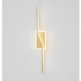 Contemporary Gold Brass Wall Lamp - Hans Lumiere