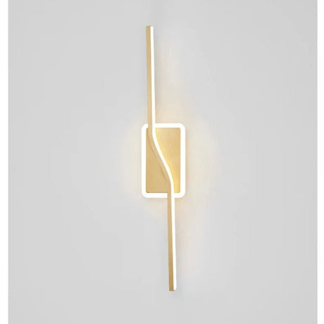 Contemporary Gold Brass Wall Lamp - Hans Lumiere
