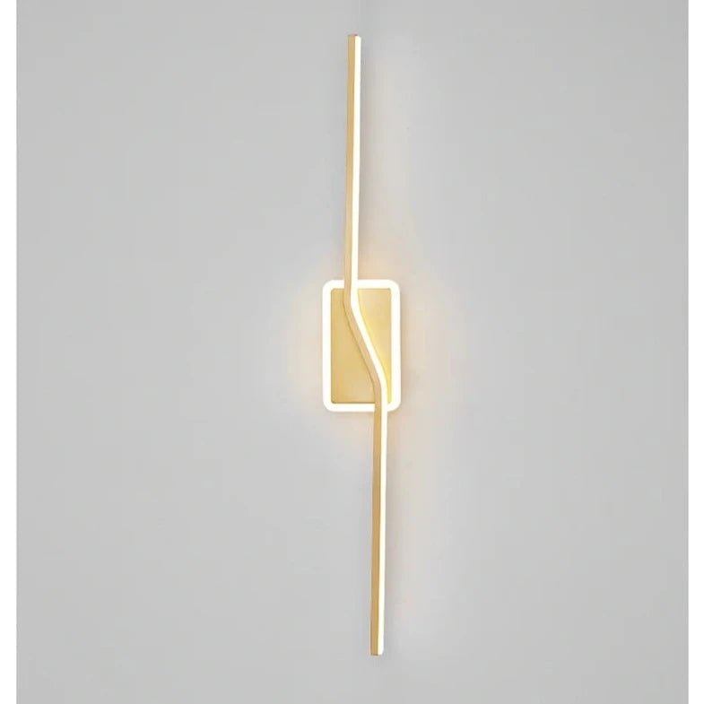 Contemporary Gold Brass Wall Lamp - Hans Lumiere