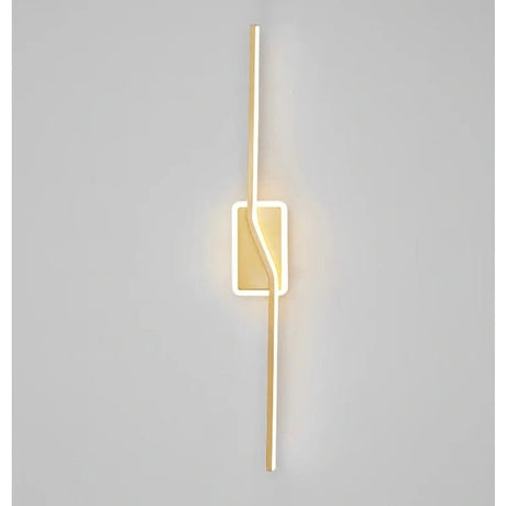 Contemporary Gold Brass Wall Lamp - Hans Lumiere