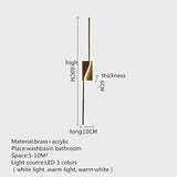 Contemporary Gold Brass Wall Lamp - Hans Lumiere
