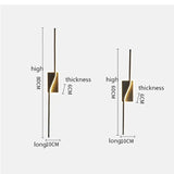 Contemporary Gold Brass Wall Lamp - Hans Lumiere