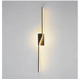 Contemporary Gold Brass Wall Lamp - Hans Lumiere
