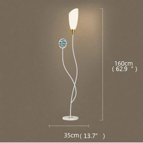 Contemporary Hourglass Floor LED Lamps - Hans Lumiere