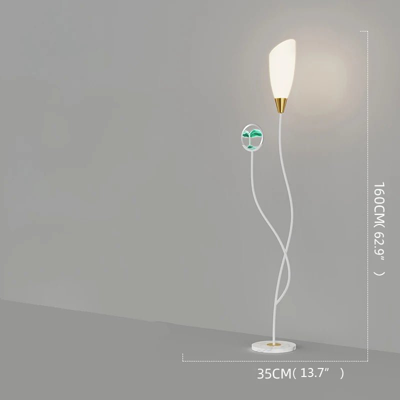 Contemporary Hourglass Floor LED Lamps - Hans Lumiere