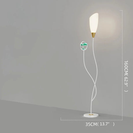 Contemporary Hourglass Floor LED Lamps - Hans Lumiere