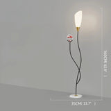Contemporary Hourglass Floor LED Lamps - Hans Lumiere