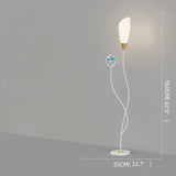 Contemporary Hourglass Floor LED Lamps - Hans Lumiere