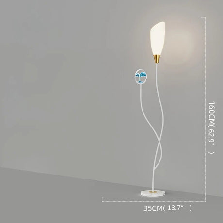 Contemporary Hourglass Floor LED Lamps - Hans Lumiere