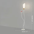 Contemporary Hourglass Floor LED Lamps - Hans Lumiere