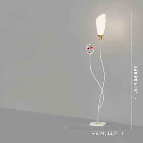 Contemporary Hourglass Floor LED Lamps - Hans Lumiere