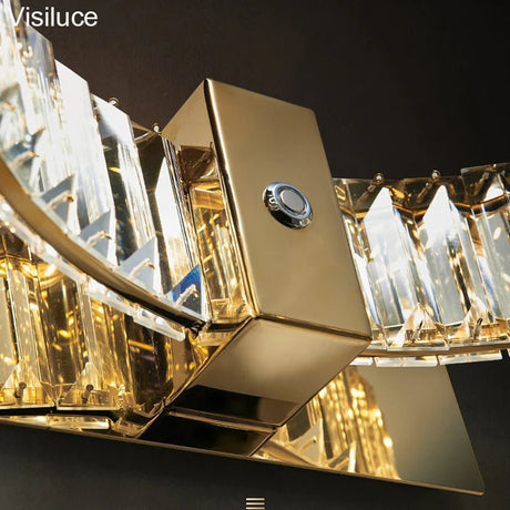 Contemporary Indoor Crystal Table Lamp - Hans Lumiere