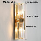 Contemporary Modern Luxury Crystal Wall Lamp - Hans Lumiere