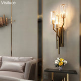 Contemporary Modern Luxury Crystal Wall Lamp - Hans Lumiere
