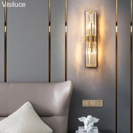 Contemporary Modern Luxury Crystal Wall Lamp - Hans Lumiere