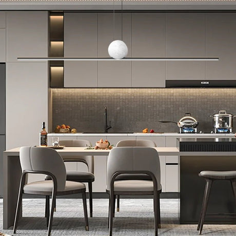 Copper and Marble Kitchen Island Pendant Light - Hans Lumiere