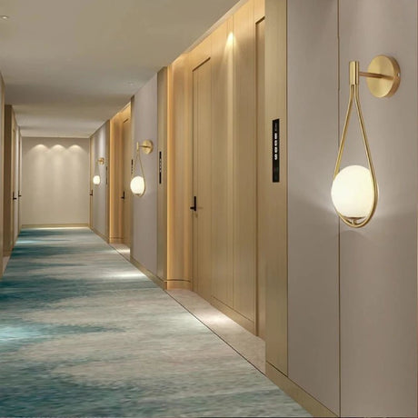 Copper Black Interior LED Wall Lamp - Hans Lumiere