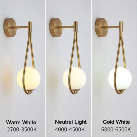 Copper Black Interior LED Wall Lamp - Hans Lumiere