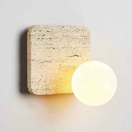Cream LED Wall Lamp With Replaceable Bulb - Hans Lumiere