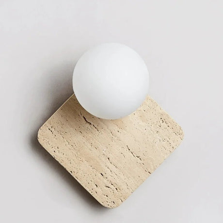 Cream LED Wall Lamp With Replaceable Bulb - Hans Lumiere