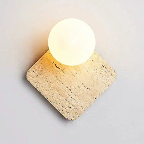 Cream LED Wall Lamp With Replaceable Bulb - Hans Lumiere