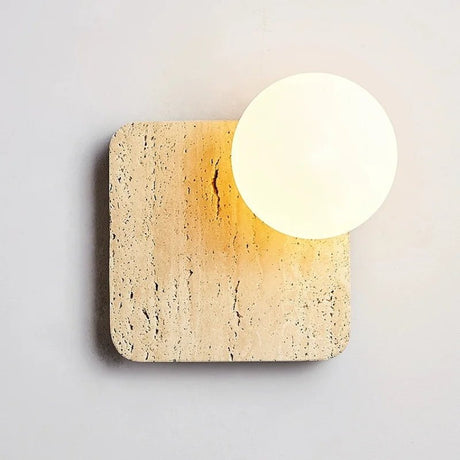 Cream LED Wall Lamp With Replaceable Bulb - Hans Lumiere