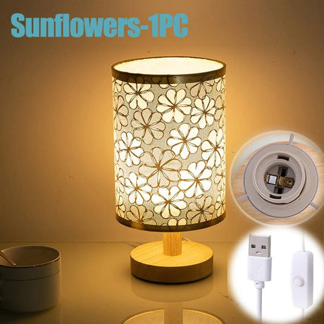 Creative 3 LED Fabric Table Lamp - Hans Lumiere
