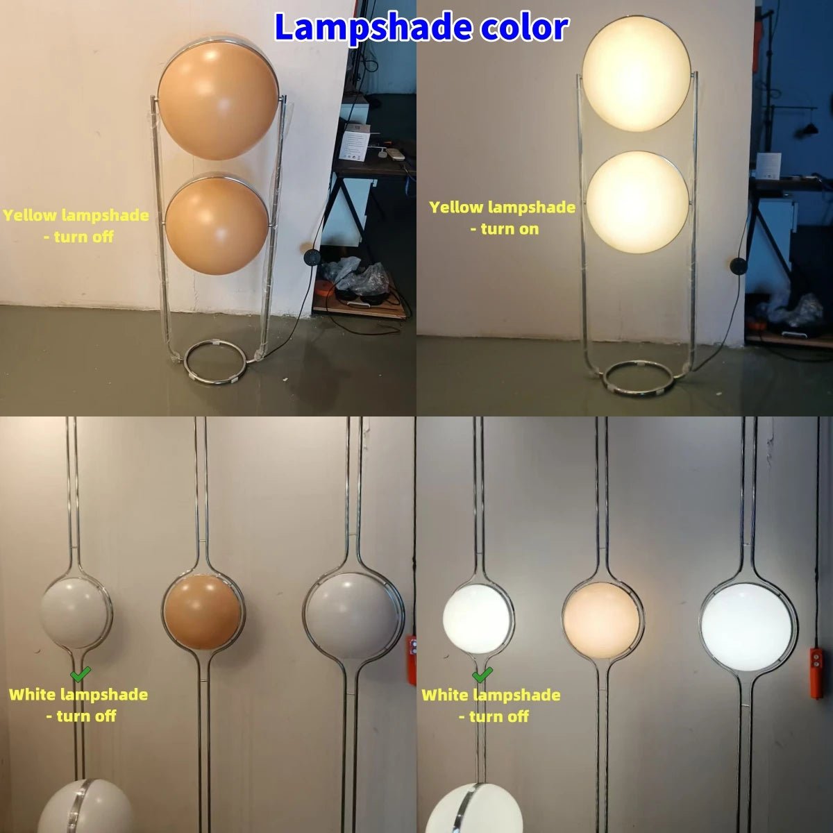 Creative Acrylic Ball Desk And Floor Lamp - Hans Lumiere