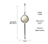 Creative Acrylic Ball Desk And Floor Lamp - Hans Lumiere