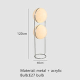 Creative Acrylic Ball Desk And Floor Lamp - Hans Lumiere