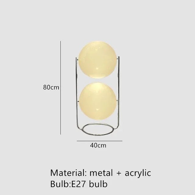 Creative Acrylic Ball Desk And Floor Lamp - Hans Lumiere