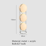 Creative Acrylic Ball Desk And Floor Lamp - Hans Lumiere