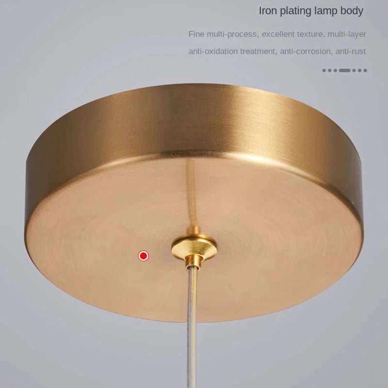 Creative Acrylic Lotus Leaf Shaped Pendant Lamp - Hans Lumiere