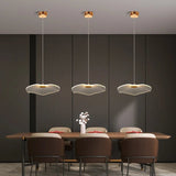 Creative Acrylic Lotus Leaf Shaped Pendant Lamp - Hans Lumiere