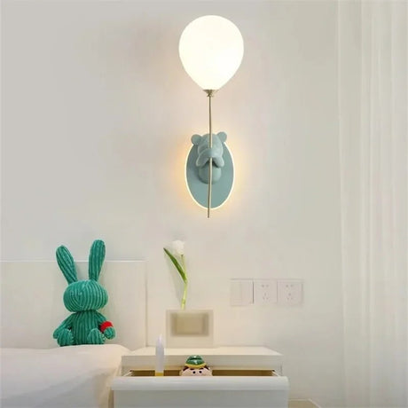 Creative Cartoon Balloon Golden Wall Light - Hans Lumiere