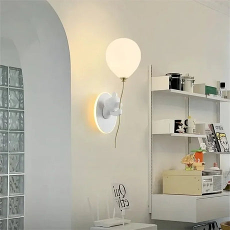 Creative Cartoon Balloon Golden Wall Light - Hans Lumiere