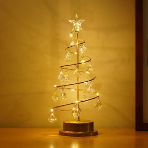 Creative Crystal Diamond Christmas Tree LED Lamp - Hans Lumiere