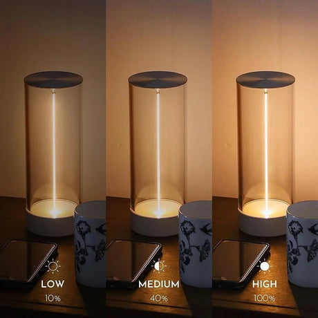 Creative Design Bedside Cordless Rechargeable Desk Lamp - Hans Lumiere