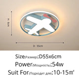 Creative Elephant Cartoon Led Ceiling Lights - Hans Lumiere