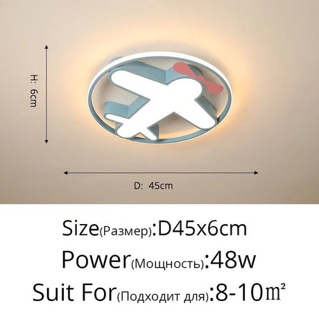 Creative Elephant Cartoon Led Ceiling Lights - Hans Lumiere