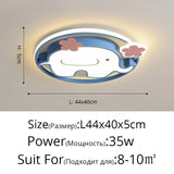 Creative Elephant Cartoon Led Ceiling Lights - Hans Lumiere