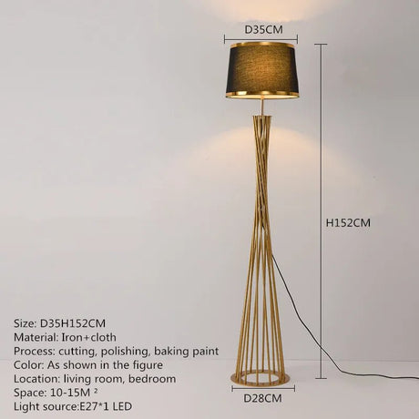 Creative Fashion LED Vintage Standing Light - Hans Lumiere